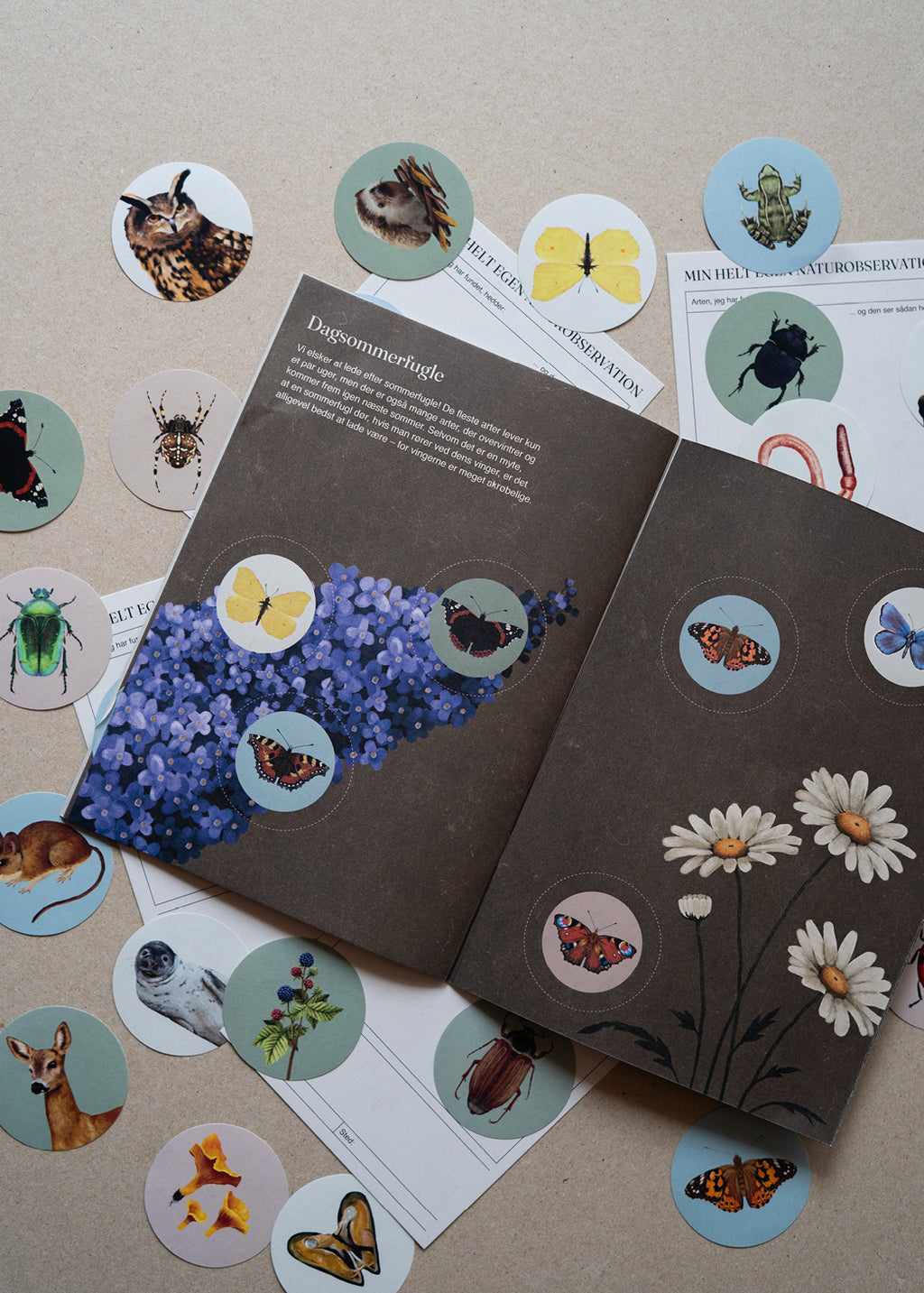 Samlehæfte med klistermærker