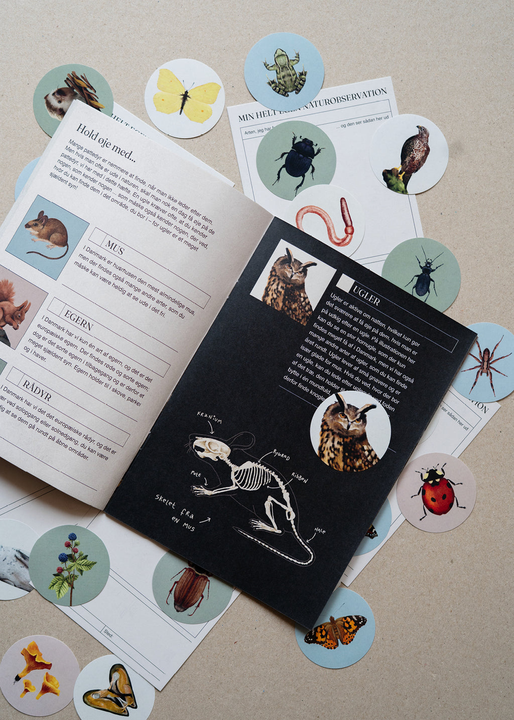 Samlehæfte med klistermærker