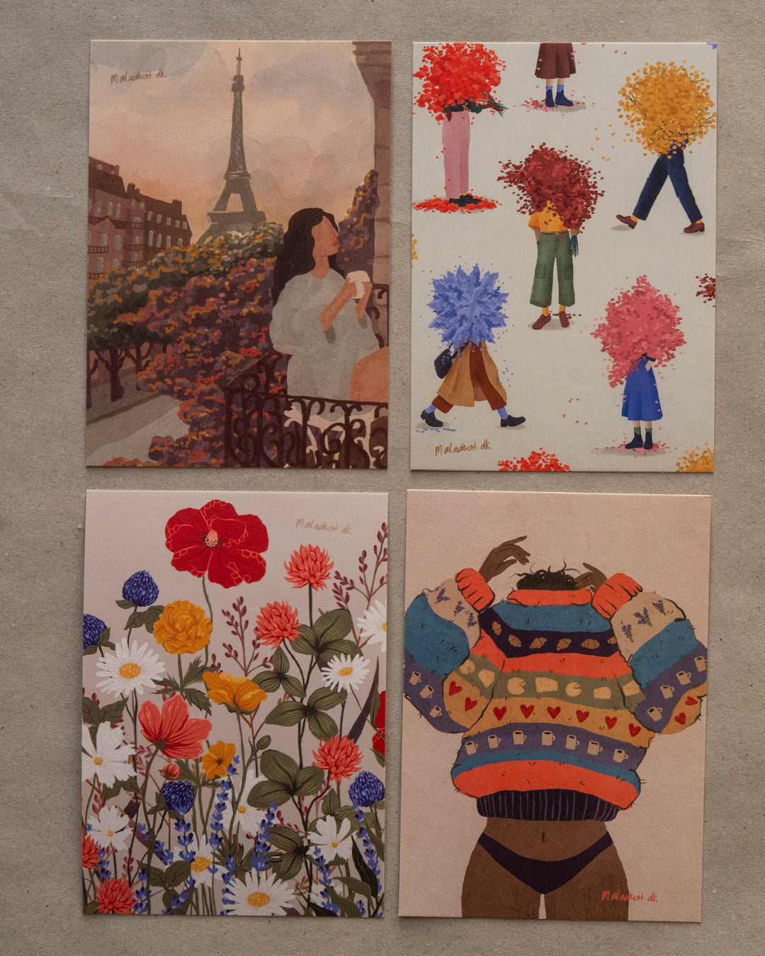 Postkort, uden kuverter — Lagersalg