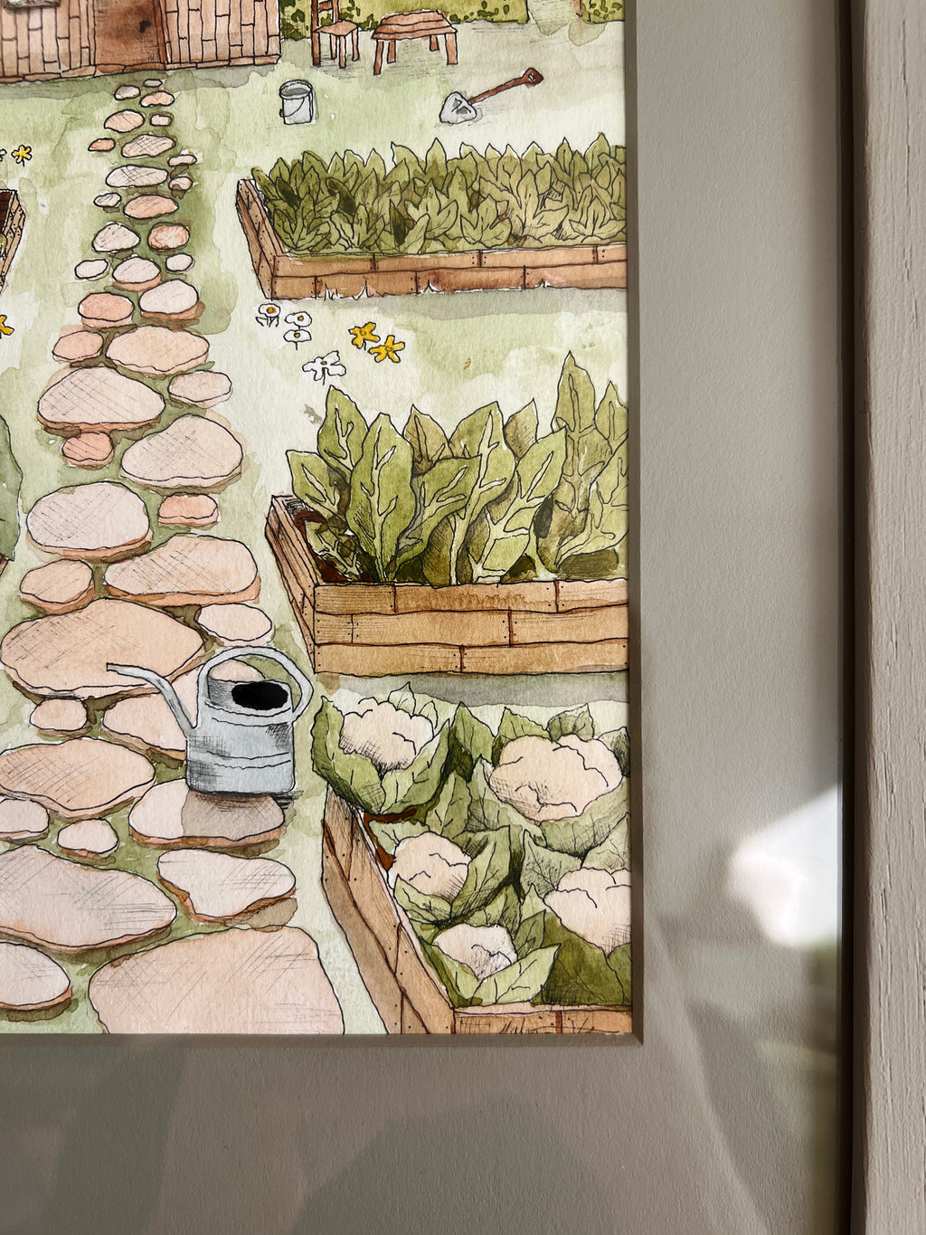 Originalt værk — Køkkenhaven