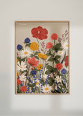Vilde Blomster Plakat — 60x80